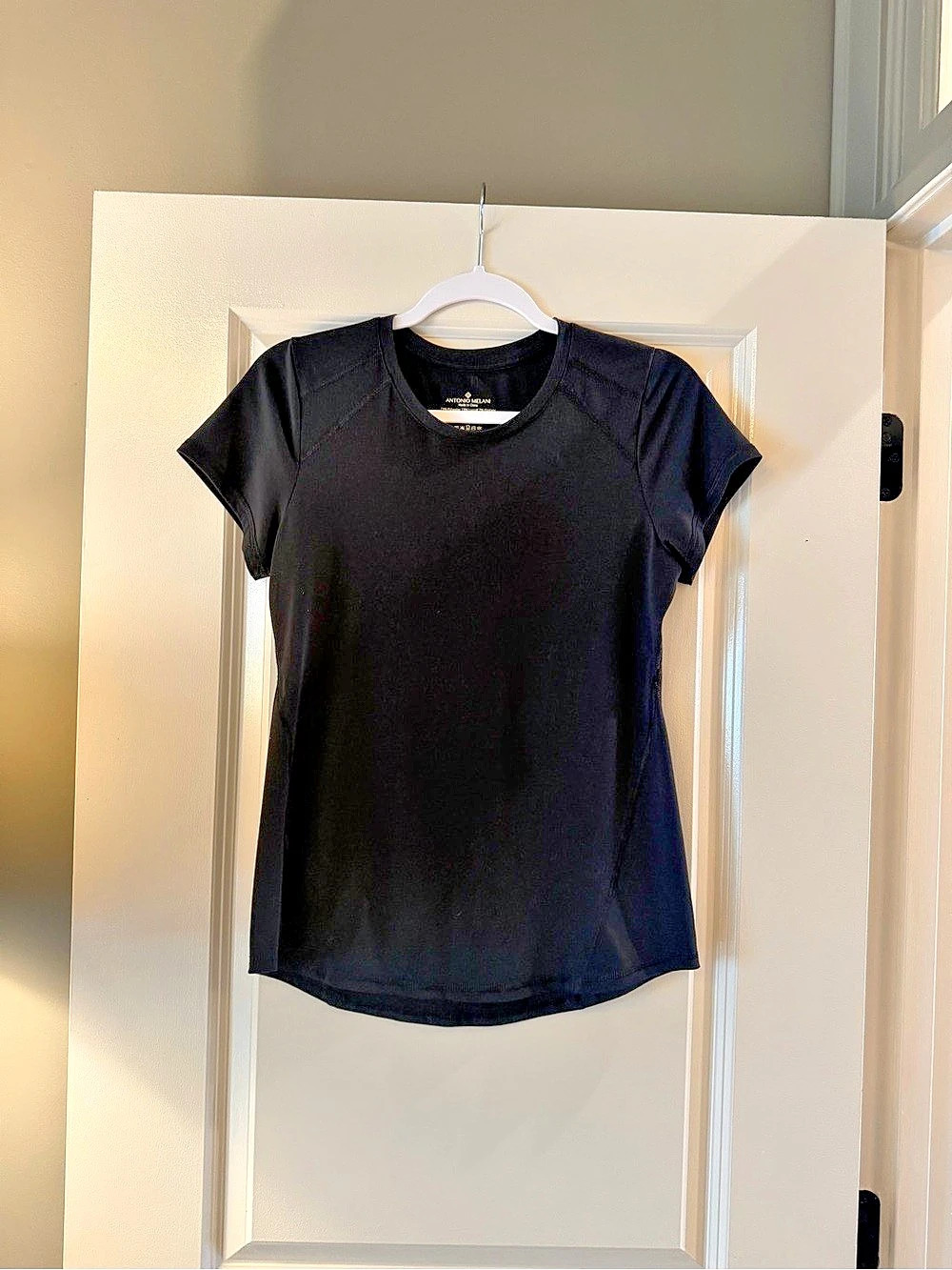 Antonio Melani Impact Short Sleeve Tee Black Size XS
